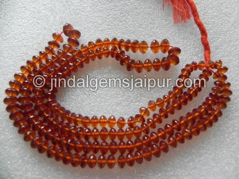 Spessartite Far Micro Cut Roundelle Beads